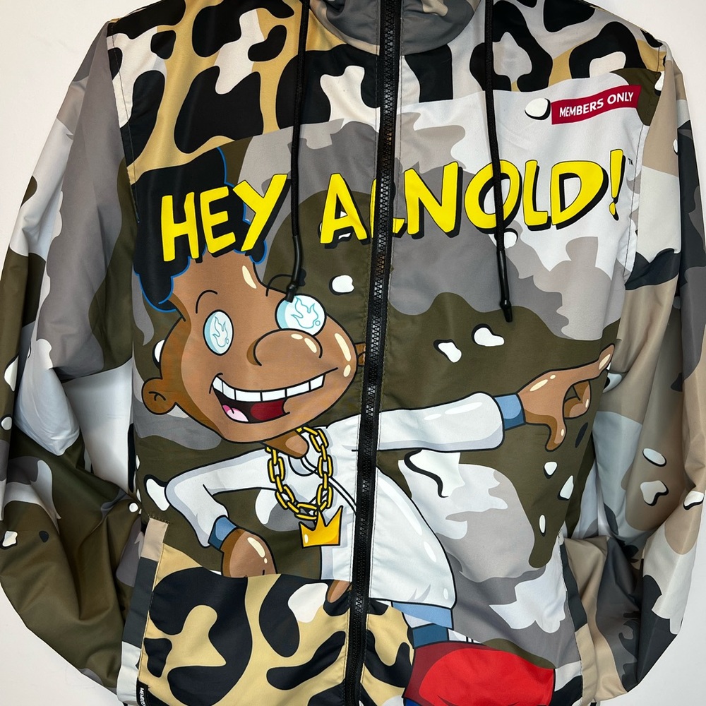 Members Only Unisex ‘Hey Arnold’ Windbreaker